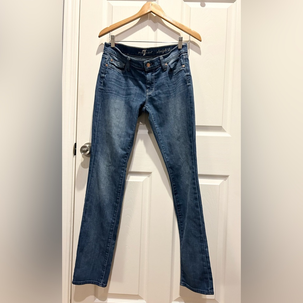 7 For All Mankind Denim Blue Jeans